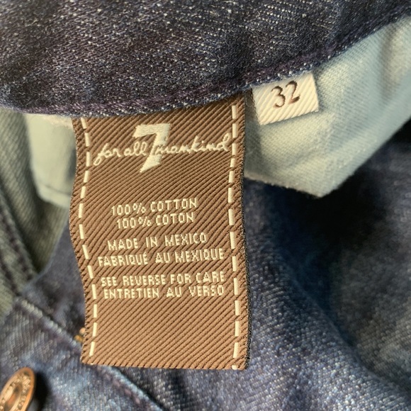 7 For All Mankind Slimmy Darkwash Men’s Jeans size 32 - Picture 12 of 16